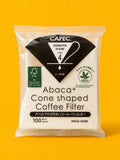 Filtry Cafec Abaca+ Cone Shaped Coffee Filter 4 Cups (100 szt.)